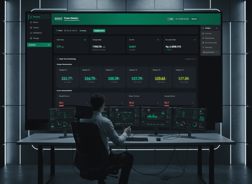 Power Monitoring IoT Dashboard